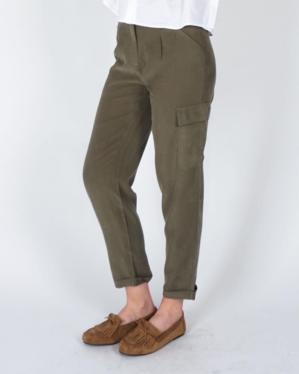 CARGOBROEK ARMY GROEN