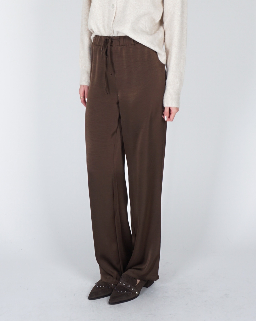 SATIJNEN BROEK BRUIN