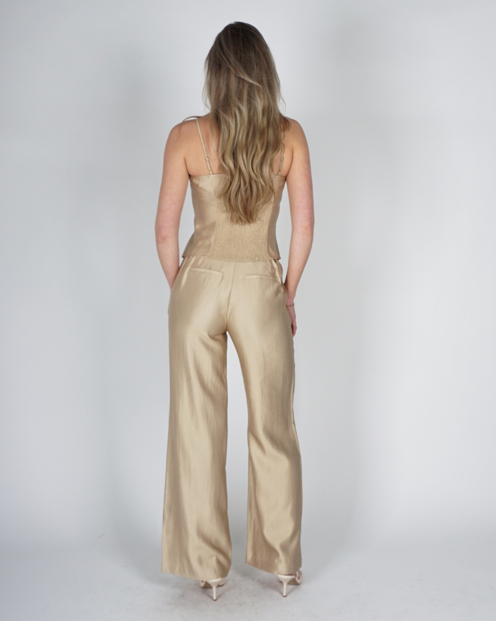 PANTALON LOLANI WIDE GOUD