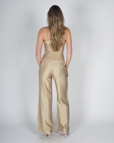 PANTALON LOLANI WIDE GOUD