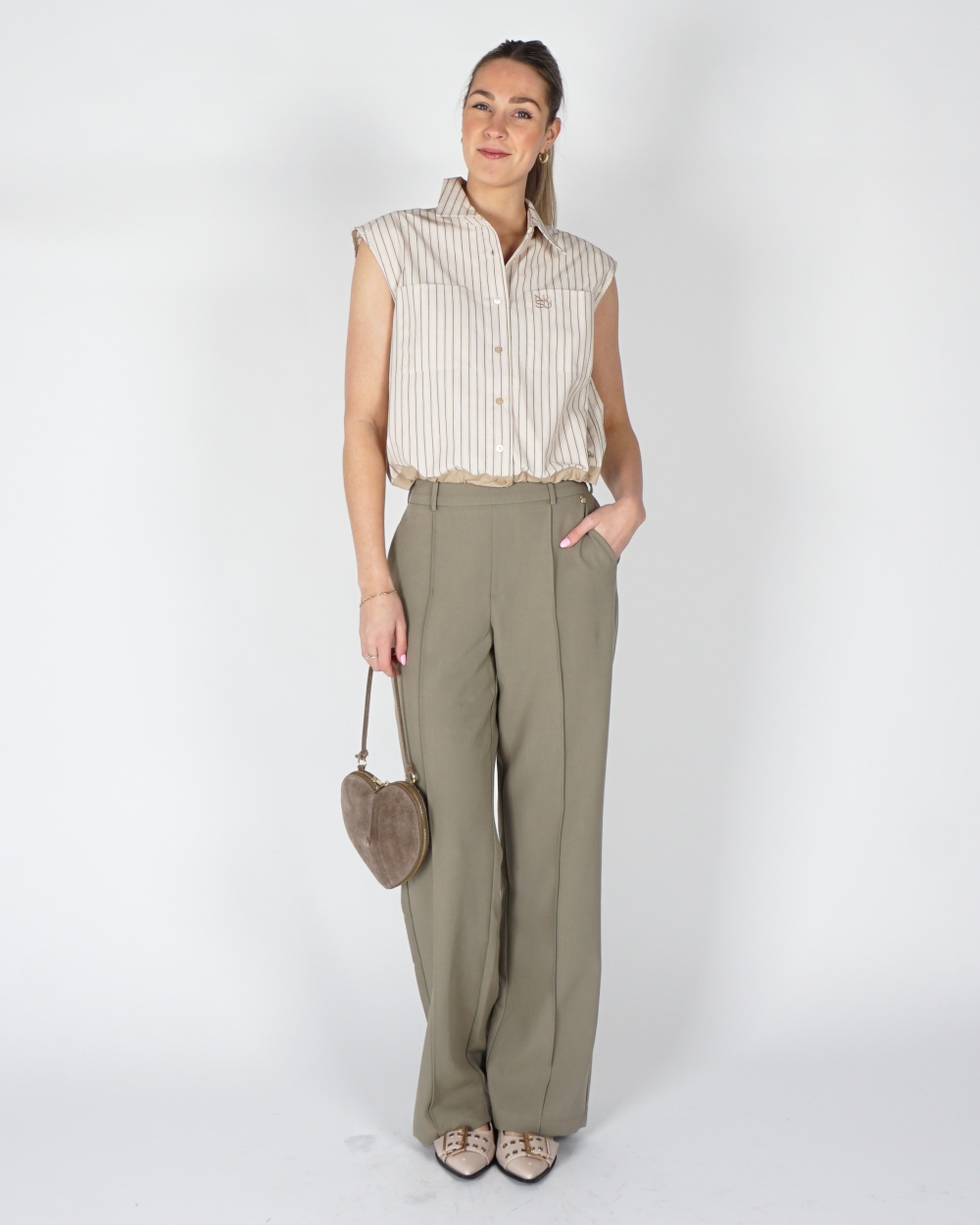 STRAIGHT PANTALON JILL GROEN