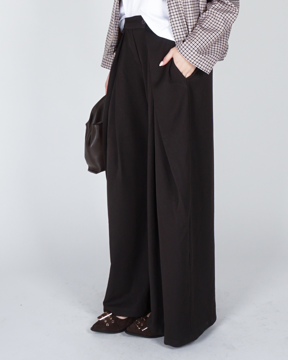 PANTALON PLOOIEN BRUIN