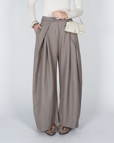 PANTALON PLOOIEN TAUPE