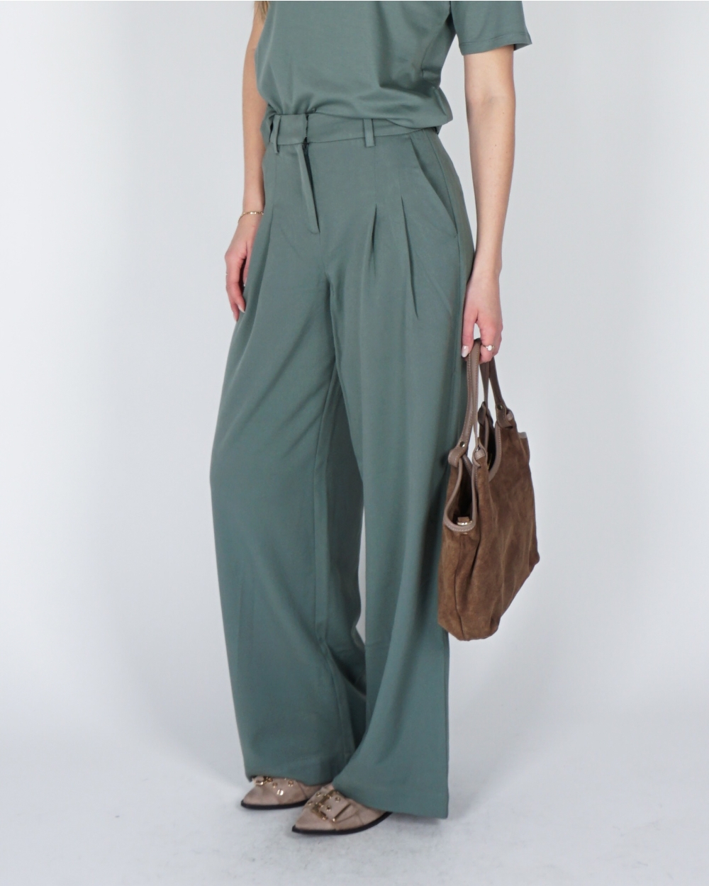 PANTALON HENRIKA GROEN