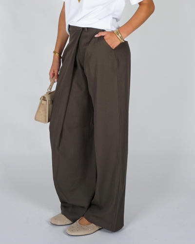 Neo Noir CALINA WRAP PANTALON Bruin