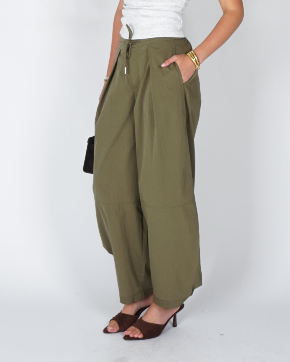 Neo Noir BERNIE PANTS Groen