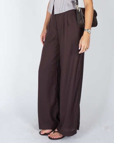 YAYA Wijde broek met deels elastisc 01-301264-606