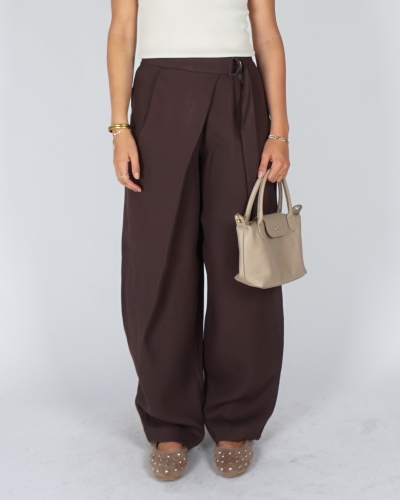 PANTALON ESTERIANE DONKERBRUIN