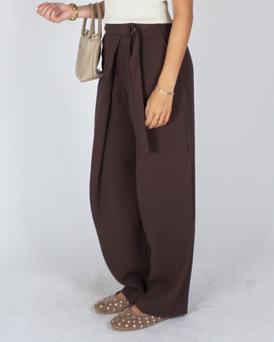 PANTALON ESTERIANE DONKERBRUIN