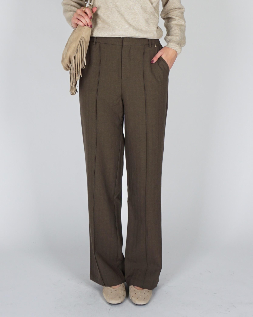 Nukus PANTALON JILL Groen