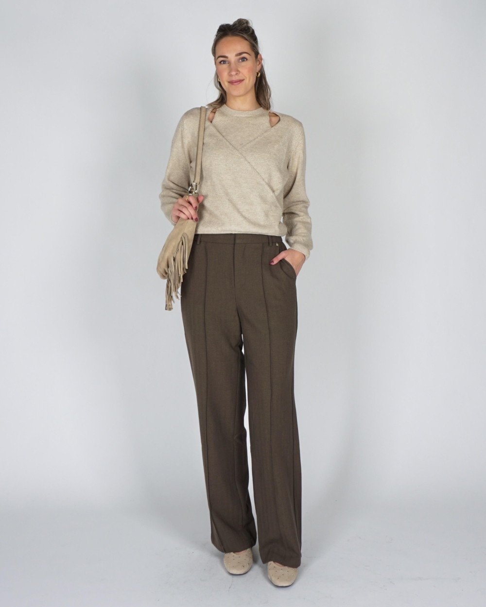 Nukus PANTALON JILL Groen