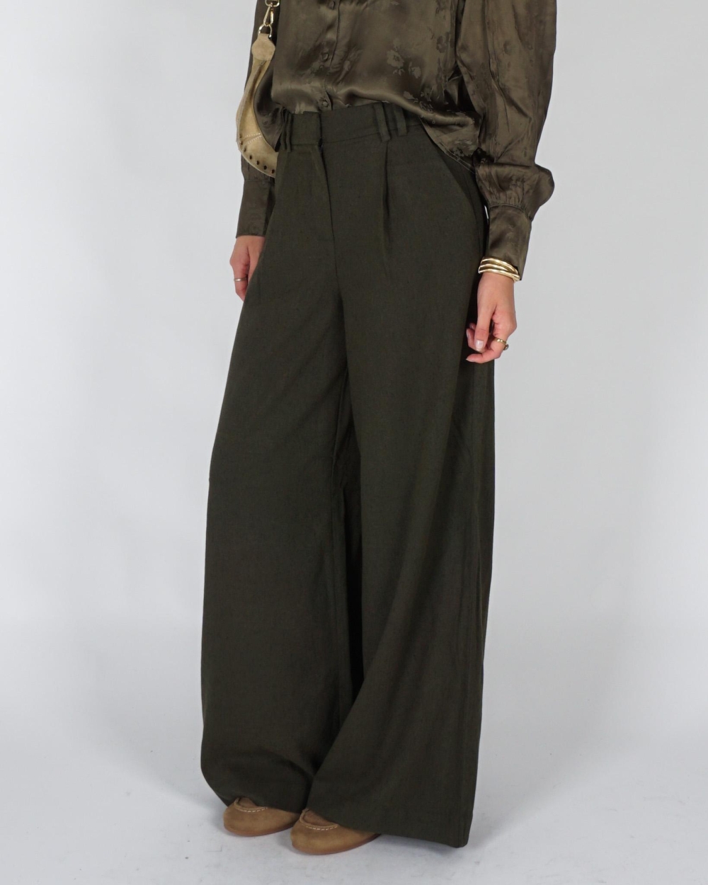 MSCH Copenhagen PANTALON CABRIE Groen