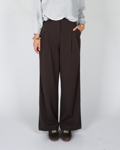 MSCH Copenhagen PANTALON HENRIKA Donkerbruin