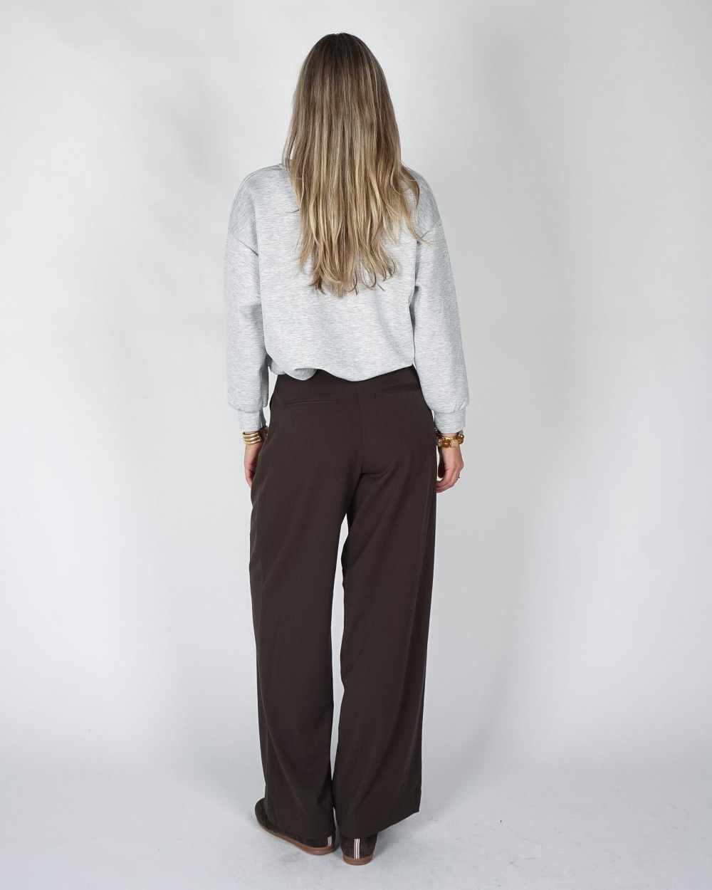 MSCH Copenhagen PANTALON HENRIKA Donkerbruin