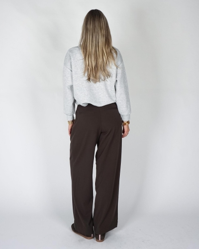 MSCH Copenhagen PANTALON HENRIKA Donkerbruin