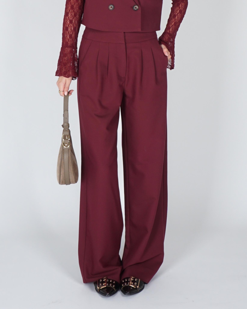 Harper & Yve PANTALON SADIE Bordeaux