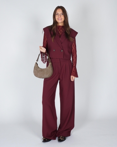 Harper & Yve PANTALON SADIE Bordeaux