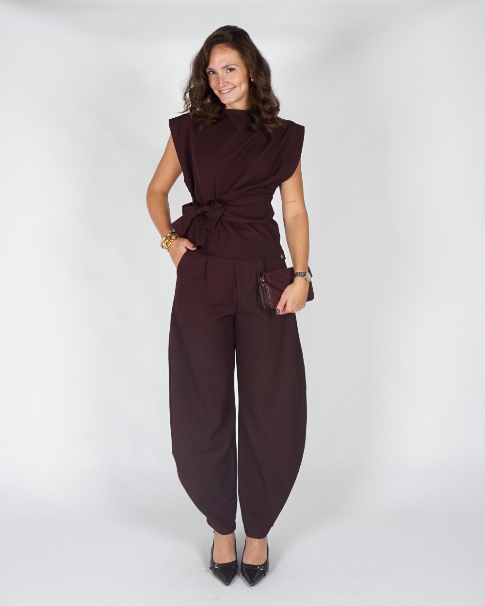 Gossip BALLON PANTALON NINA Plum