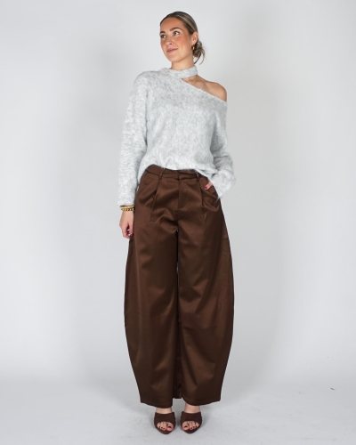 Gossip BALLON PANTALON SATIJN Bruin