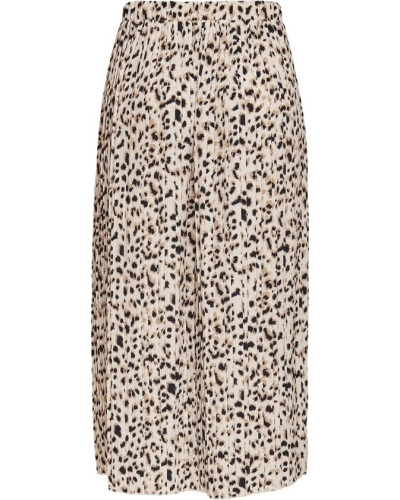 CORDELIA MIDI PLISSE ROK PUMICE STONE