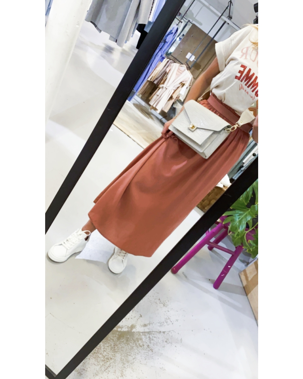 VENEDIG LIFE MAXI ROK ROZE