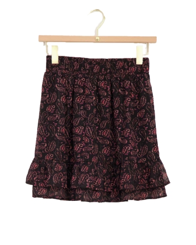 My Jewellery ZWARTE ROK MET PAISLEY PRINT 