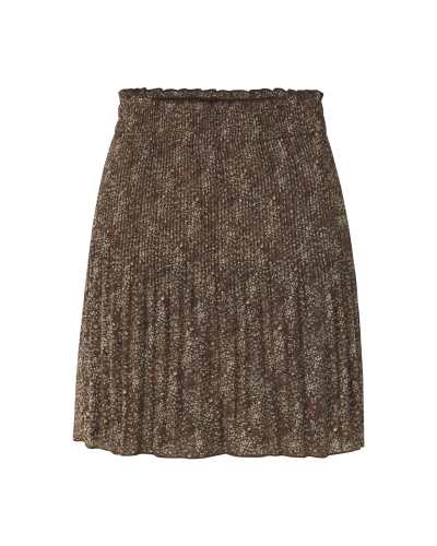 YAYA MINIROK MET PRINT EN GEPLISSEERDE DETAILS 