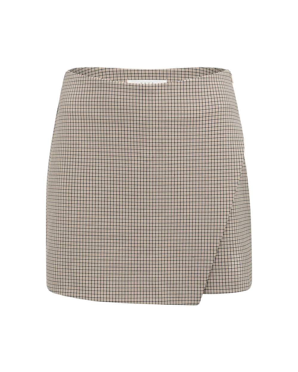GERUITE SKORT MET OVERSLAG BEIGE