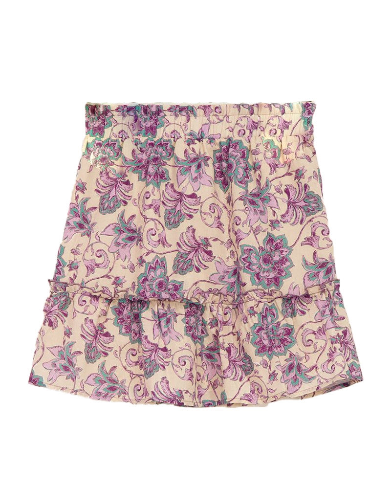 RUFFLE ROK IN PAISLEY PRINT