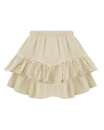 SKORT RHODE BRODERIE BEIGE