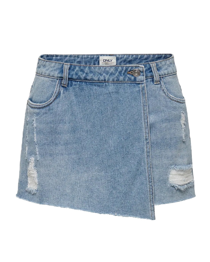 SKORT TEXAS LIGHT BLUE DENIM
