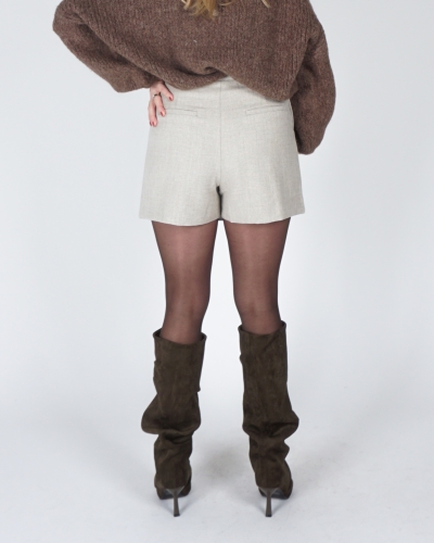 LOREN SKORT TAUPE