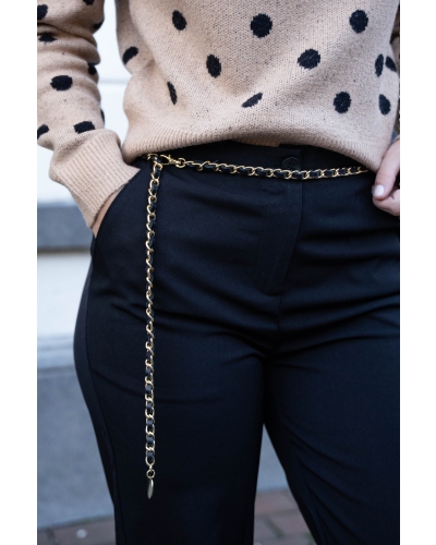 Gossip CHAIN BELT ZWART