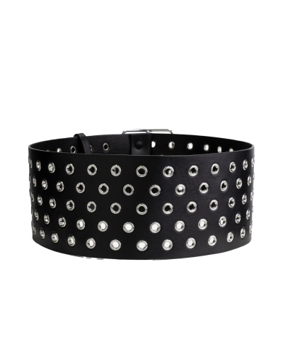 RIEM EYELET ZWART