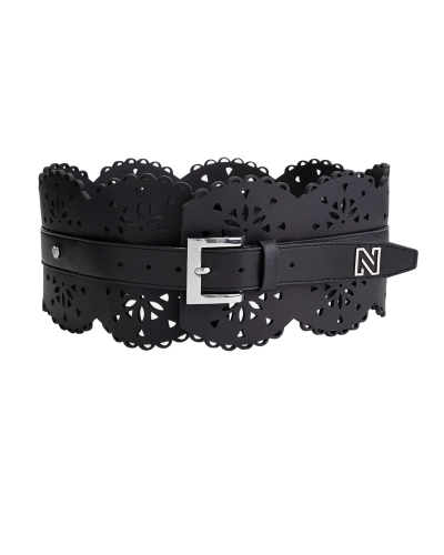Nikkie Nikkie Riemen RIEM LASERCUT Zilver