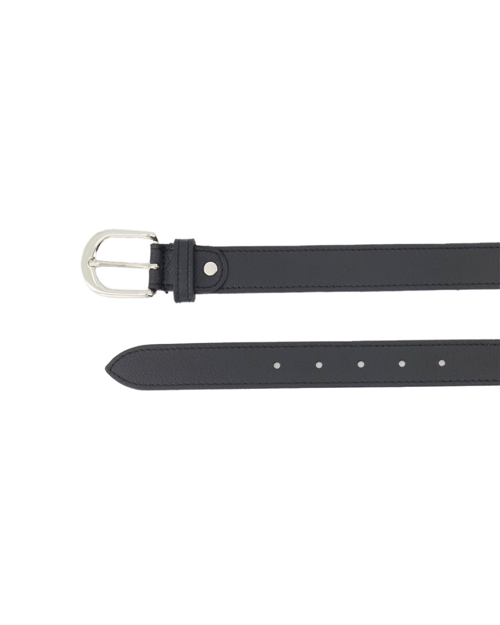 BASIC RIEM ZWART/ ZILVER