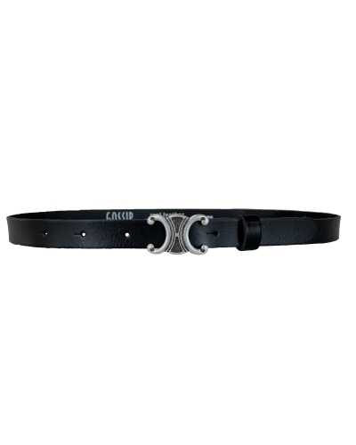 Gossip RIEM MINI LION ZILVER ZWART