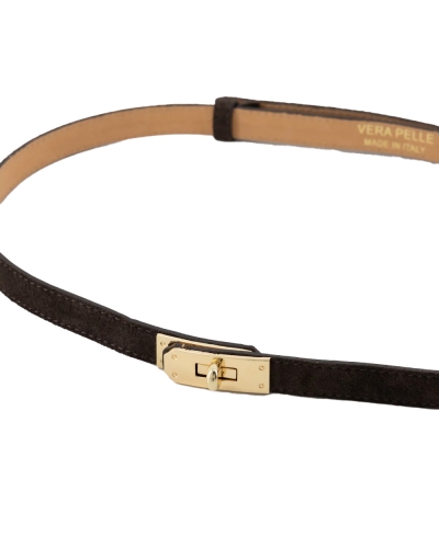 SCHAKELRIEM GARCIA SUEDE BRUIN