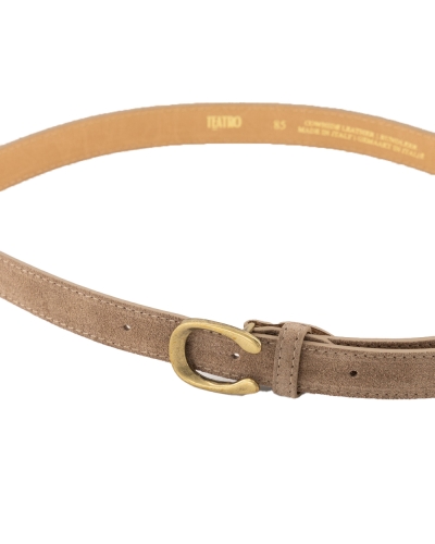 CECE RIEM SUEDE TAUPE
