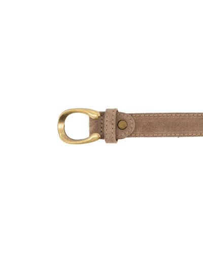 CECE RIEM SUEDE TAUPE
