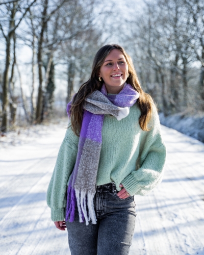 Gossip GEKLEURDE SJAAL NINA PAARS