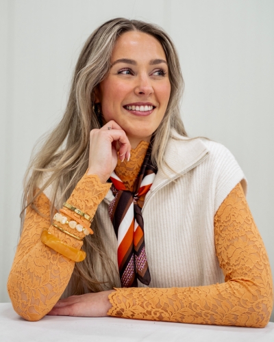 Gossip SATIJNEN SJAALTJE BRUIN/ORANJE