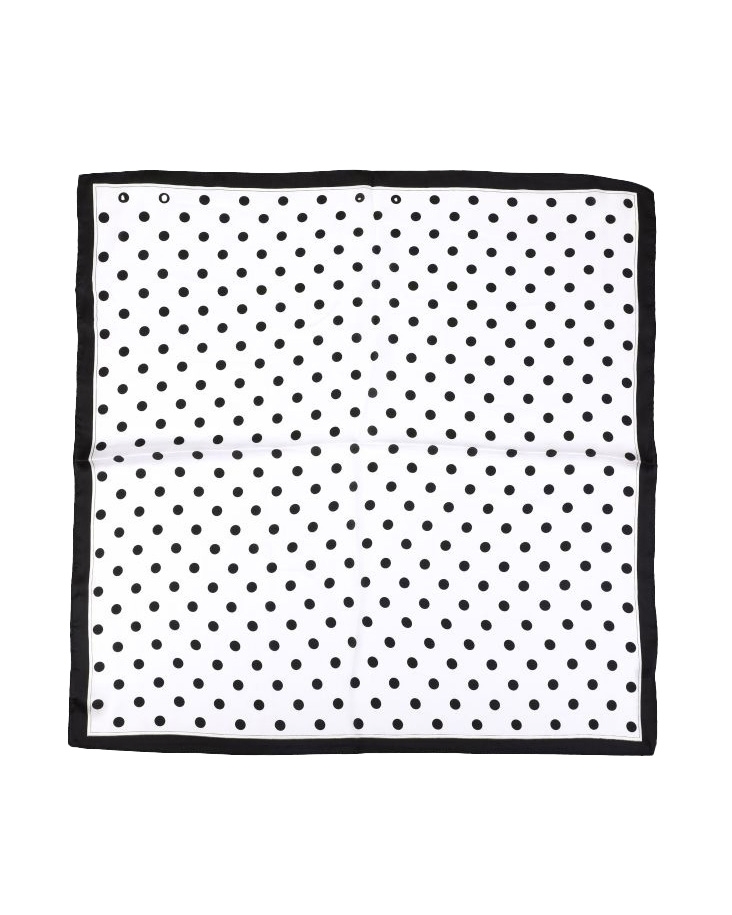 POLKADOT SJAALTJE ZWART/WIT | GOSSIP