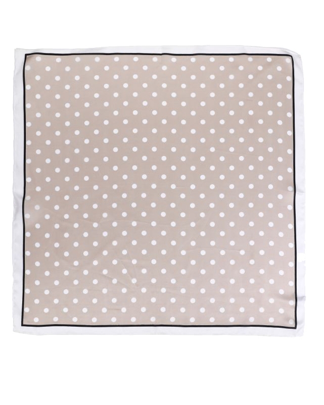 POLKADOT SJAALTJE BEIGE 