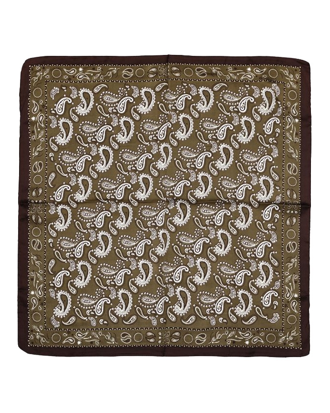 SJAALTJE PAISLEY PRINT GROEN