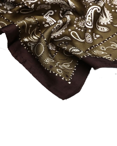 SJAALTJE PAISLEY PRINT GROEN