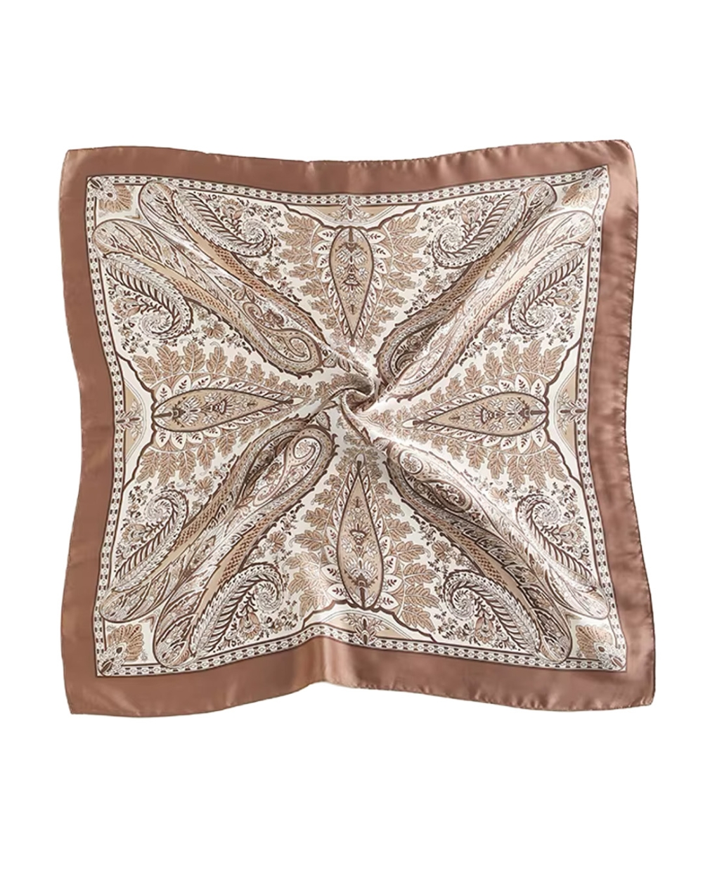 SATIJNEN SJAALTJE BRUIN BEIGE