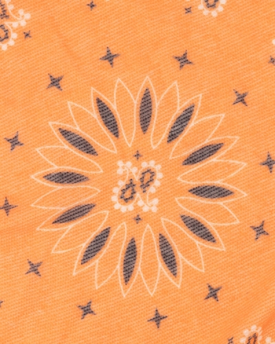 SJAAL PAISLEY PRINT FEE ORANJE