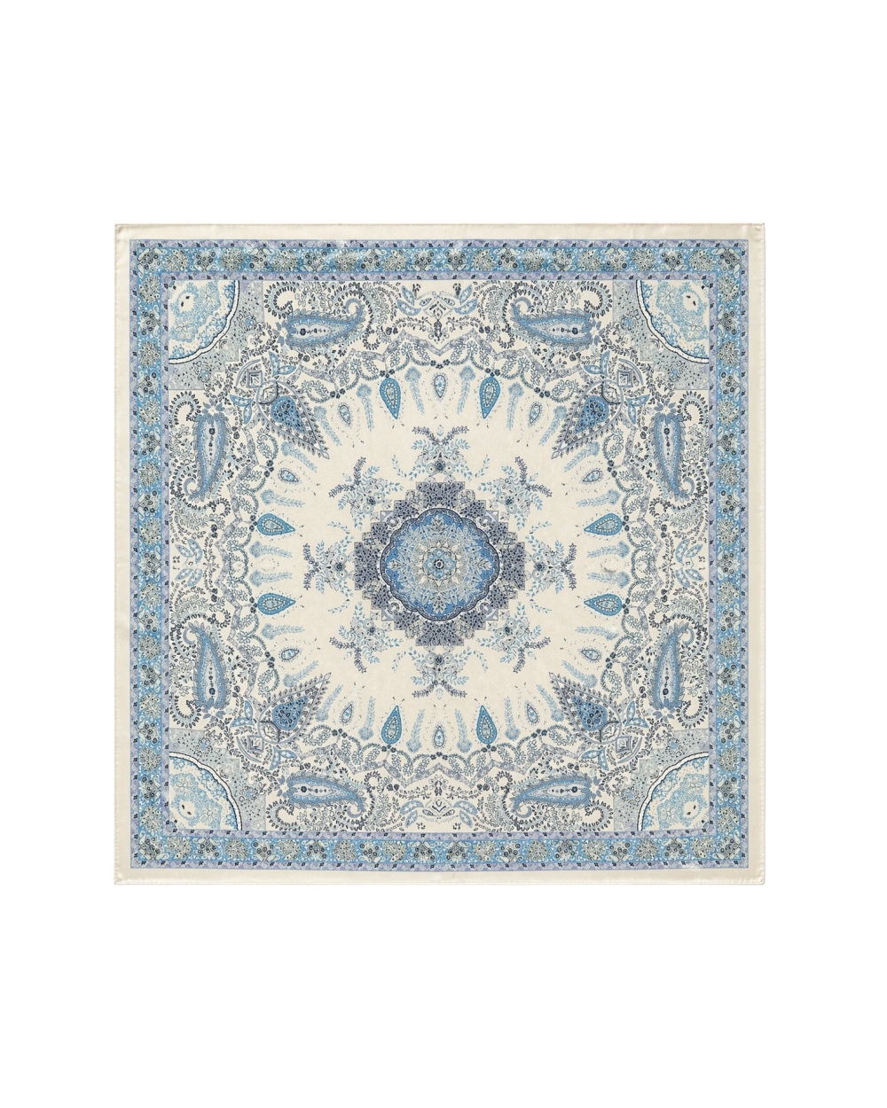 SATIJNEN SJAALTJE LICHT BLAUW