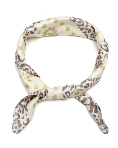 SJAALTJE PAISLEY MET LEOPARD LICHT GEEL